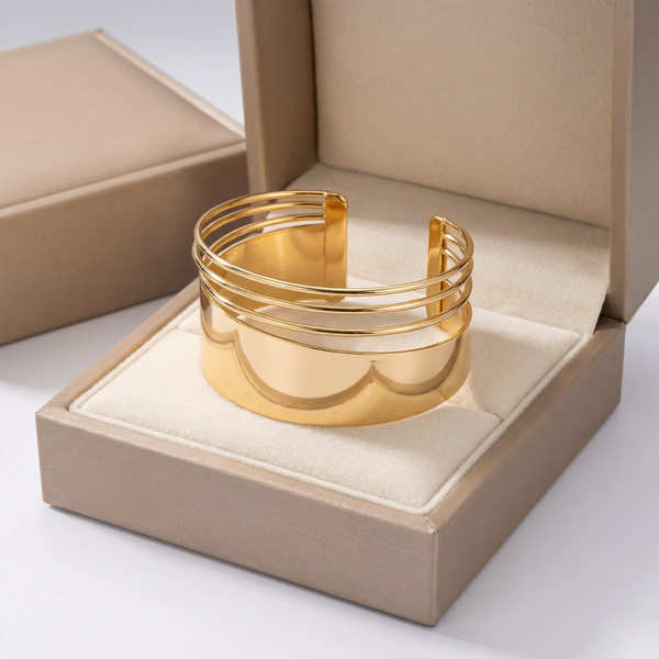 Pulsera Clásica Vintage en Oro