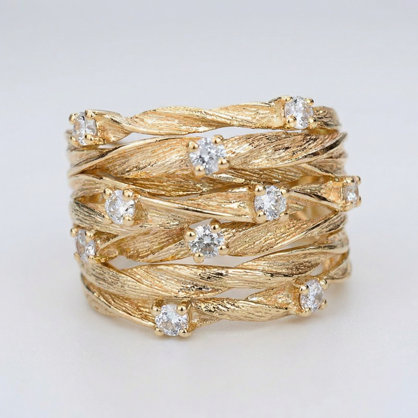 Anillo Vintage Dorado